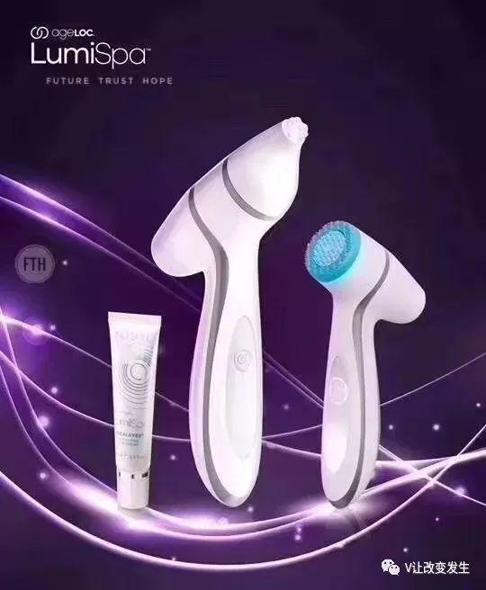 NU SKIN Lumispa眼部全面护理导头使用效果对比&净肤露Q&A！